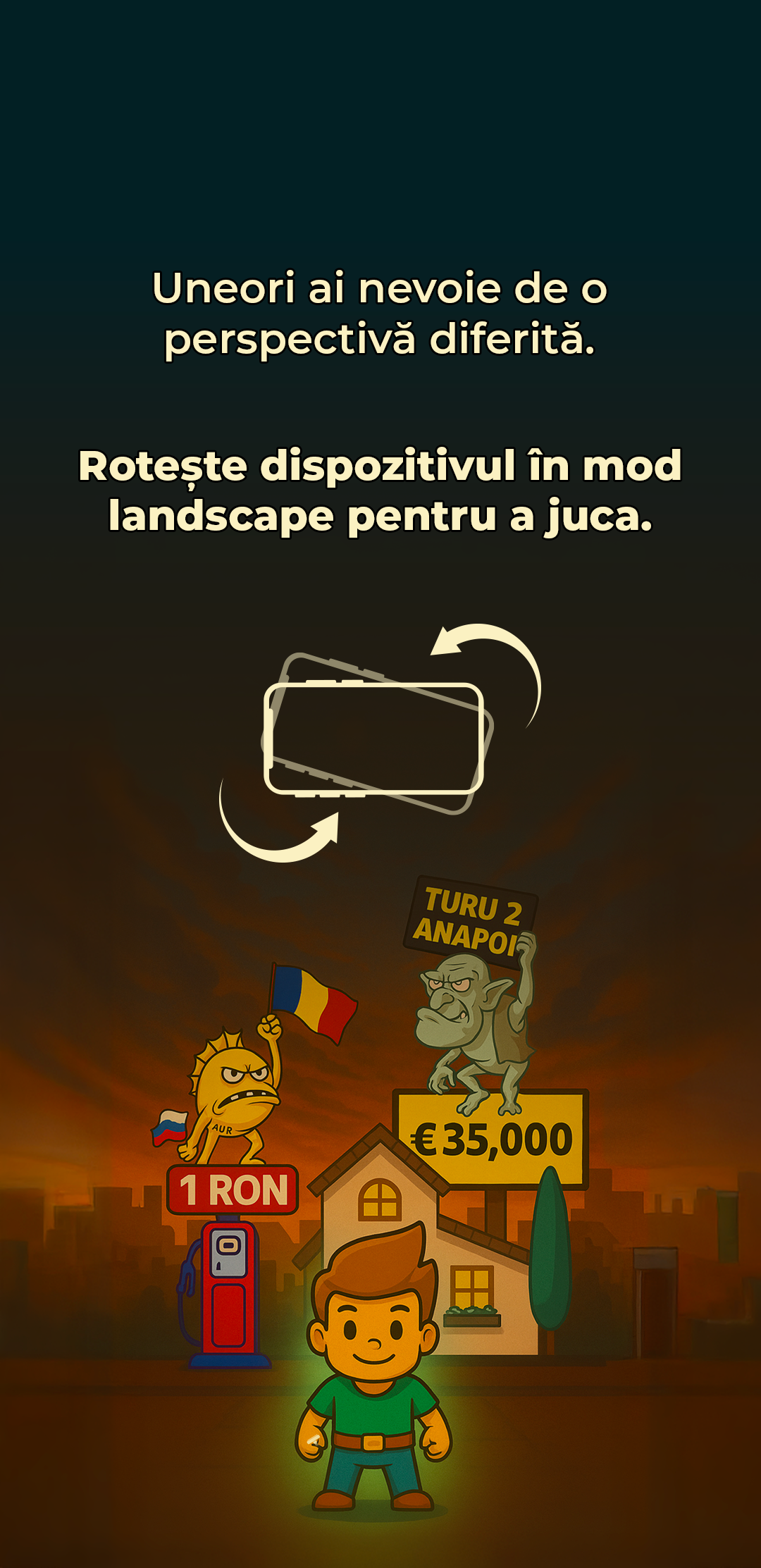 Rotate the device